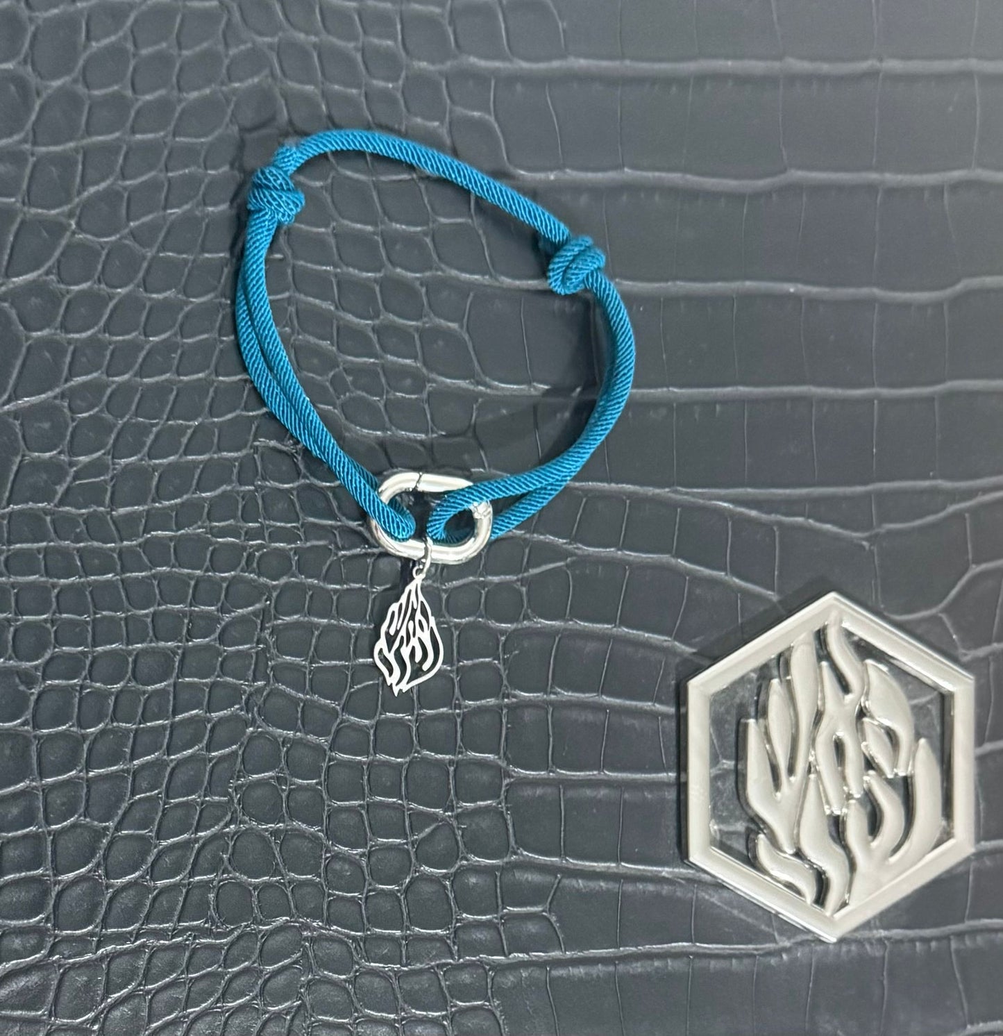 Bracelet Cordon Blue Sea Fire