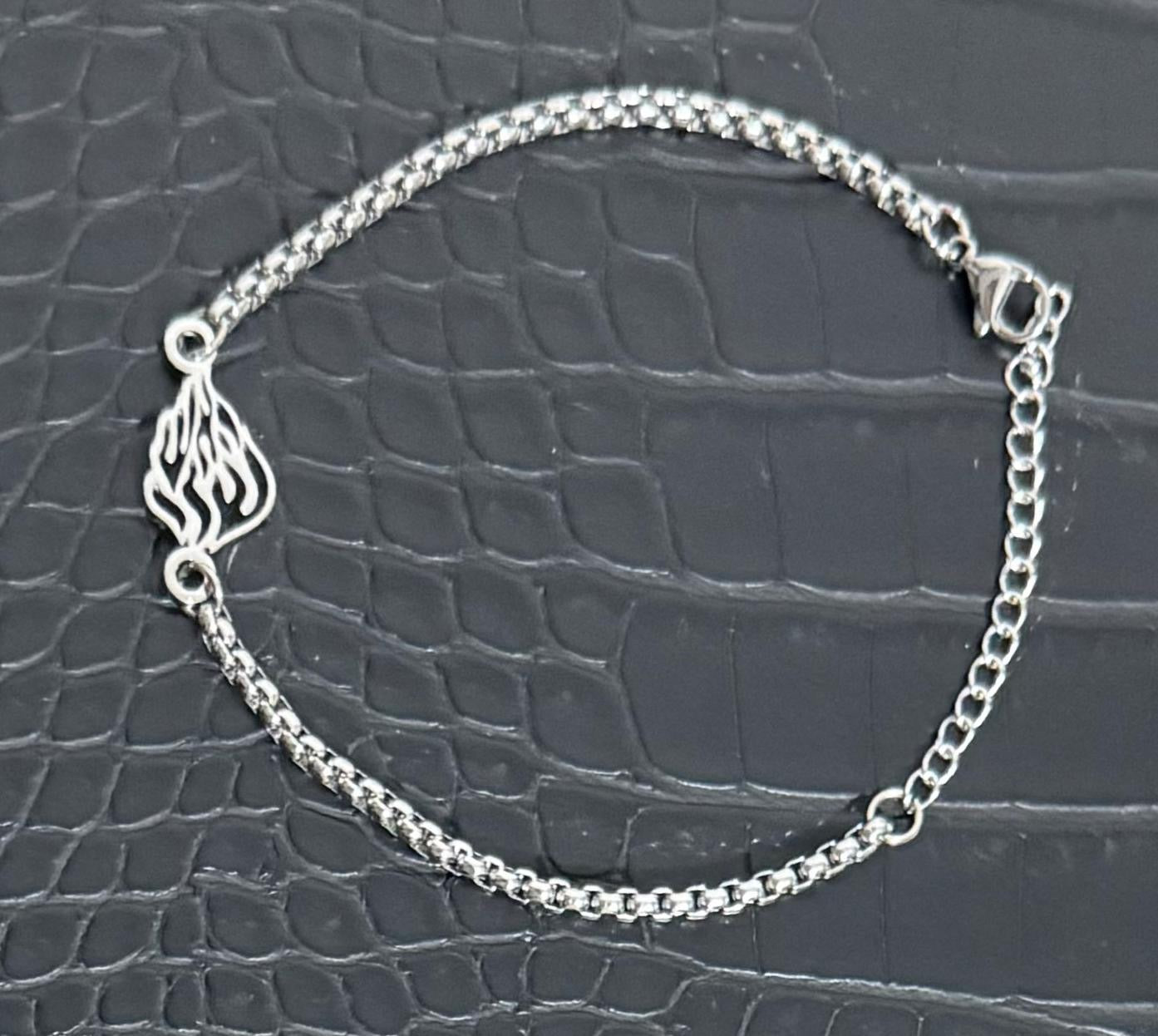 Bracelet flamme silver