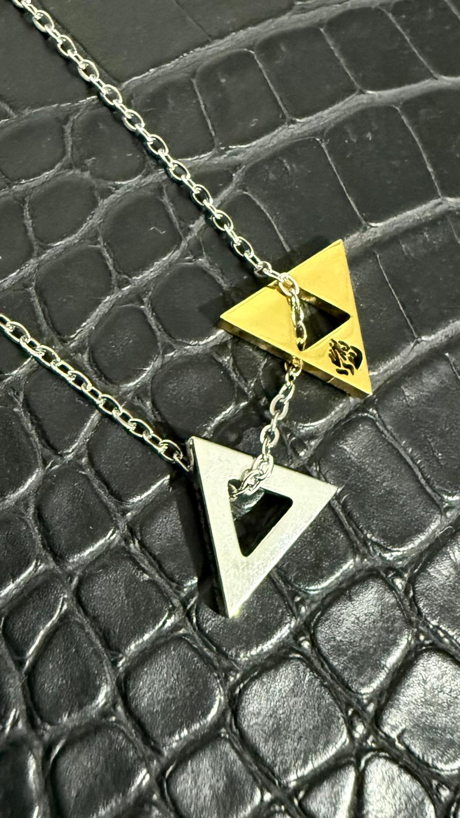 Necklace, Maguen, silver, gold