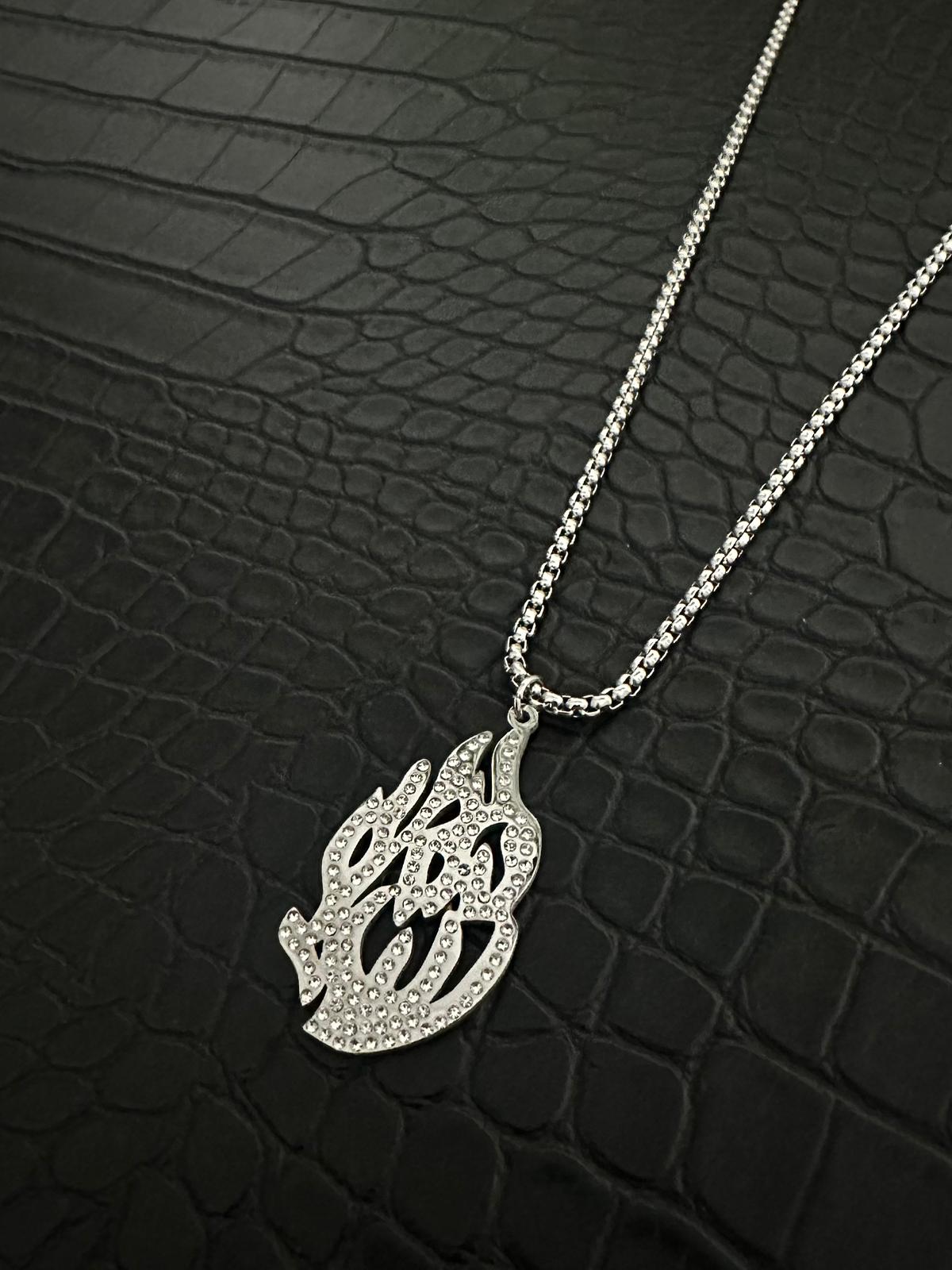 Fire diamond, silver color