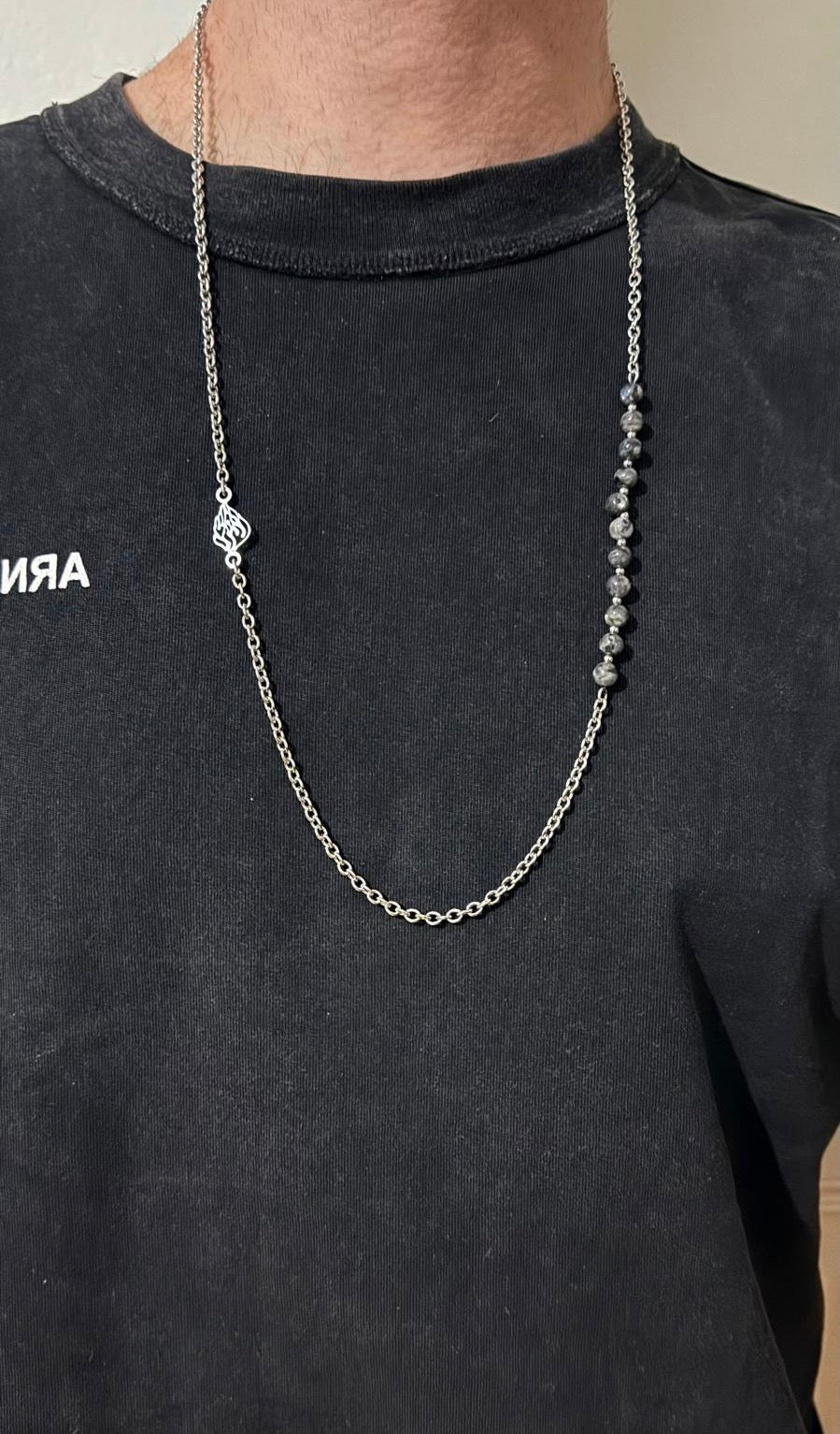 Aech Cheli Gray Winter Necklace 25'