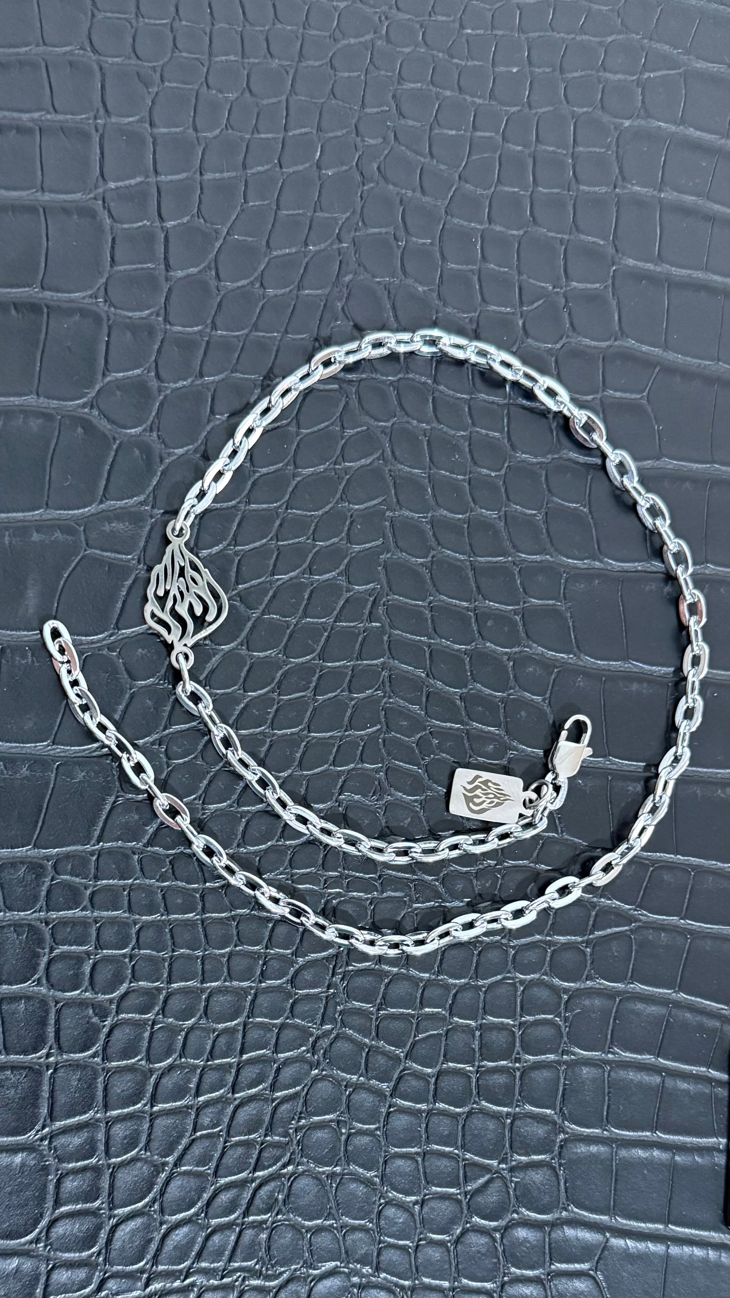 Bracelet Double Tour Flamme