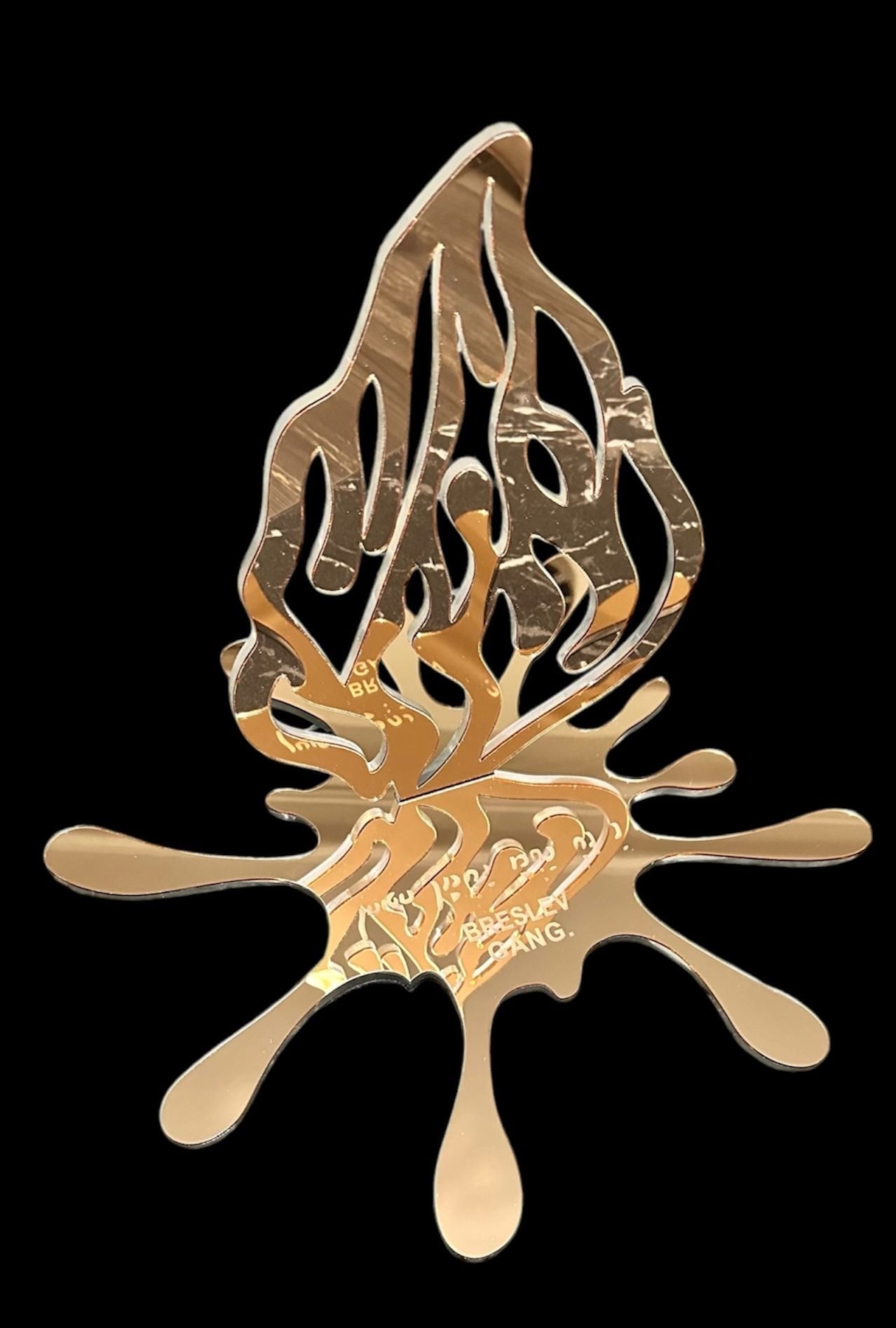 Fire Splatch By Breslev Gang.
Pink gold