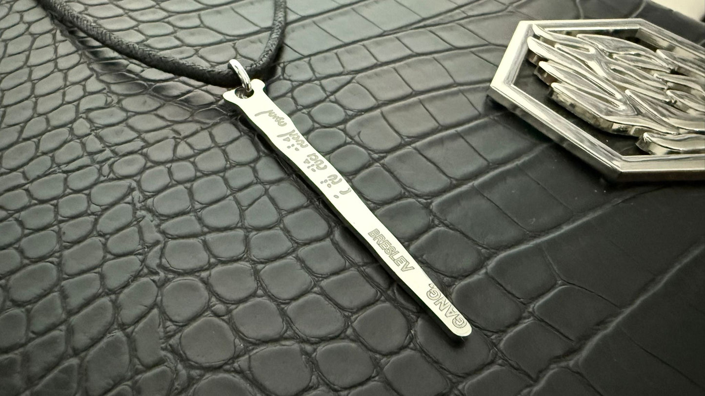 Necklace stick of Moses' cord