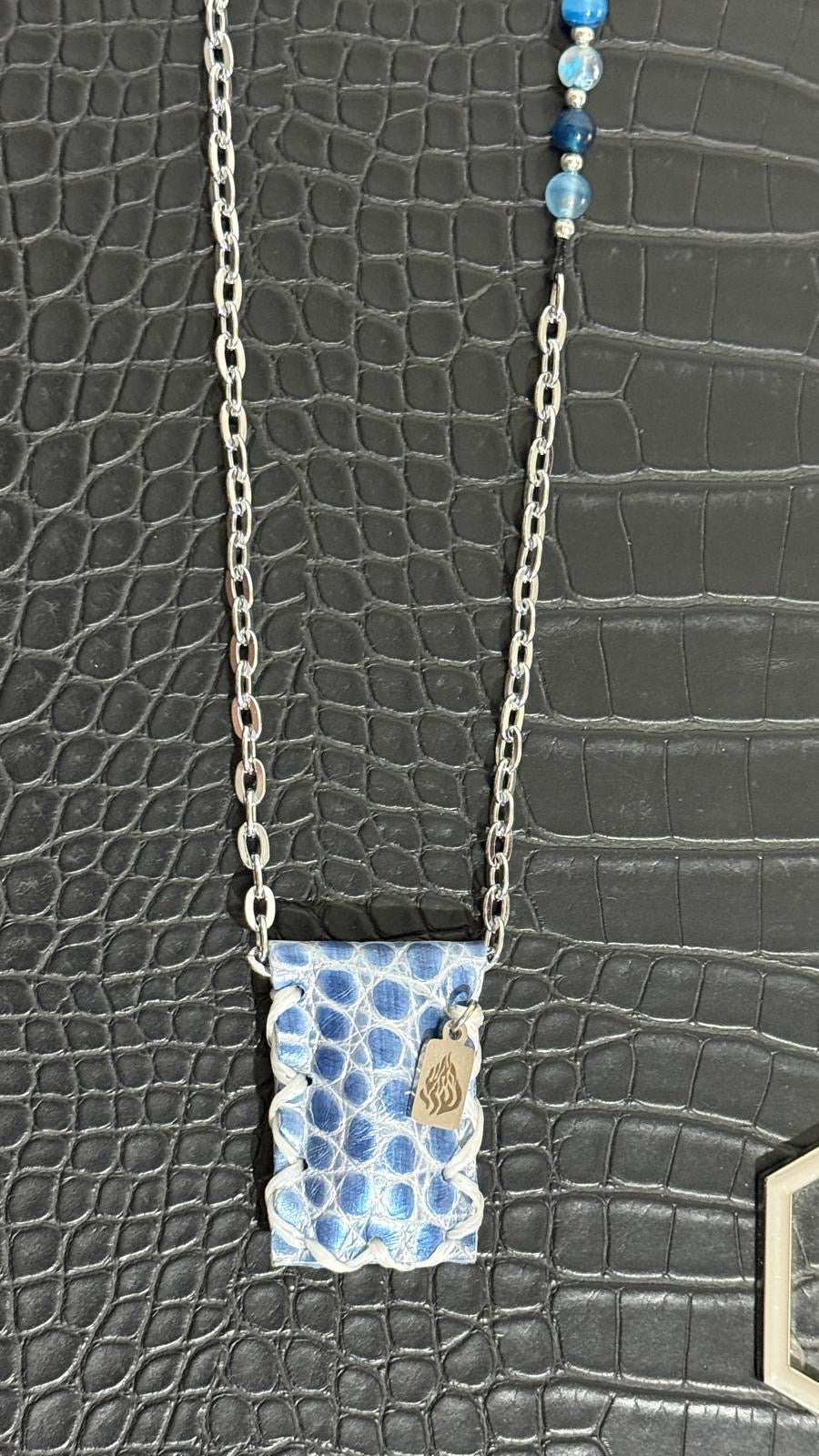 Petek Real Croco Blue Bright