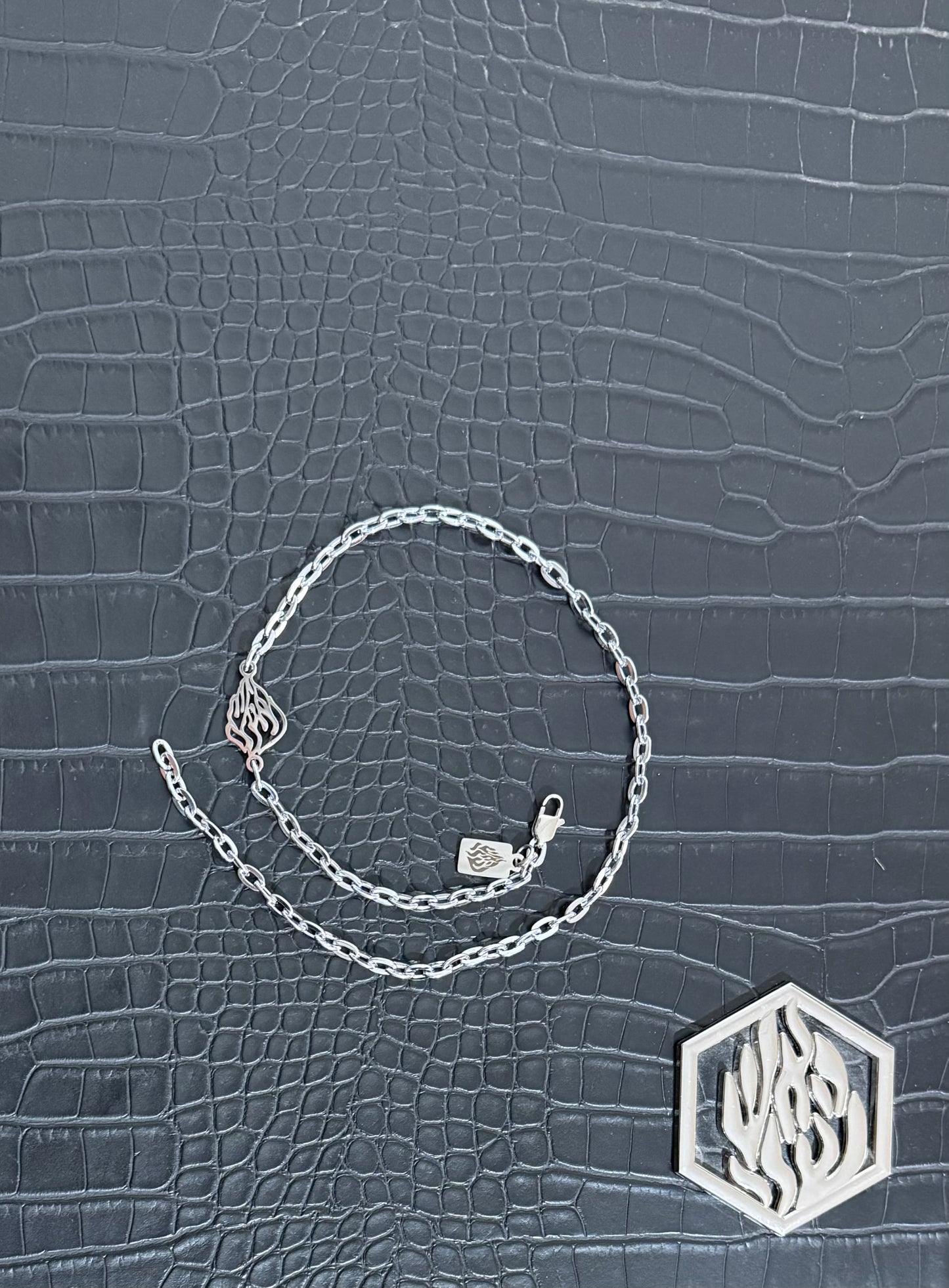 Bracelet Double Tour Flamme