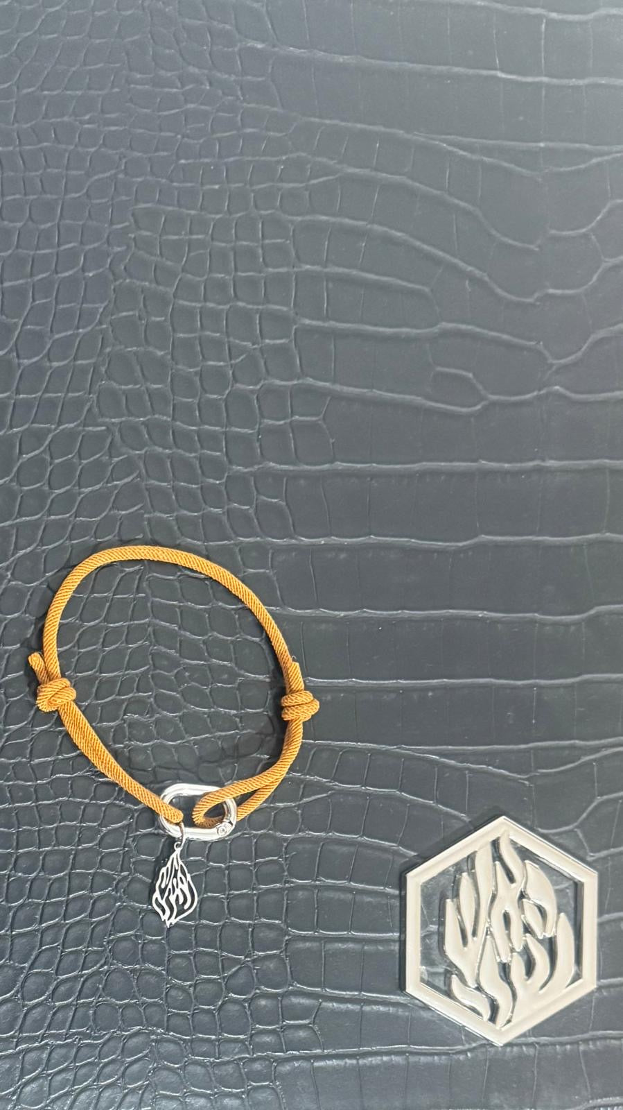 Bracelet Cordon Camel Fire