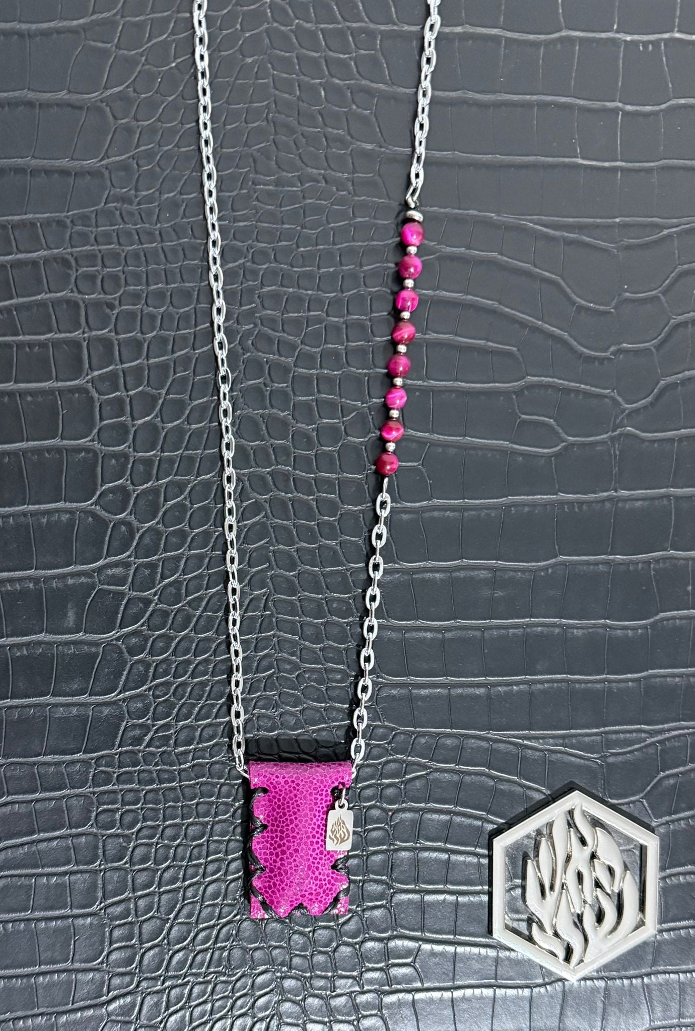 Petek Pink Chaîne + Perles 26’