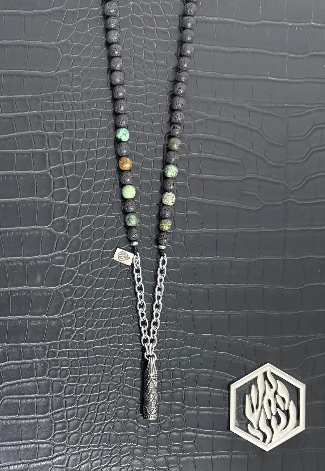 Mezuzah Maguen with Hayal Beads