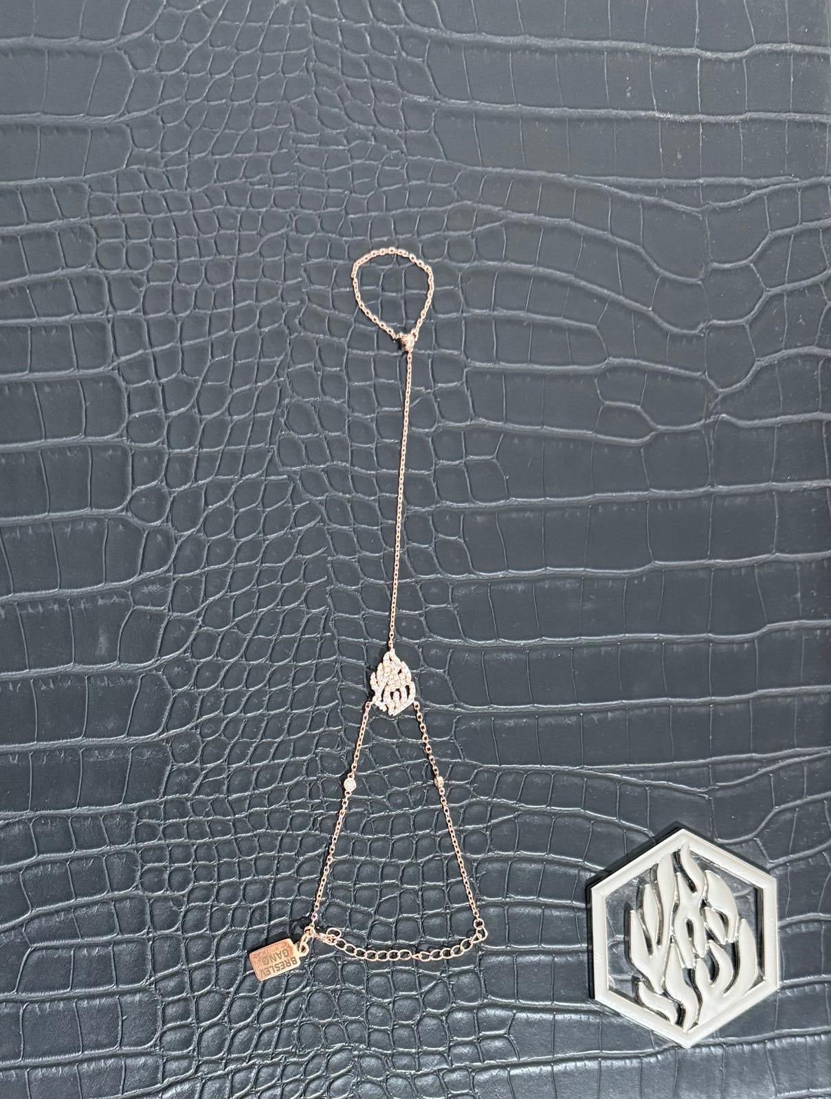 Bracelet de main flamme Or rose