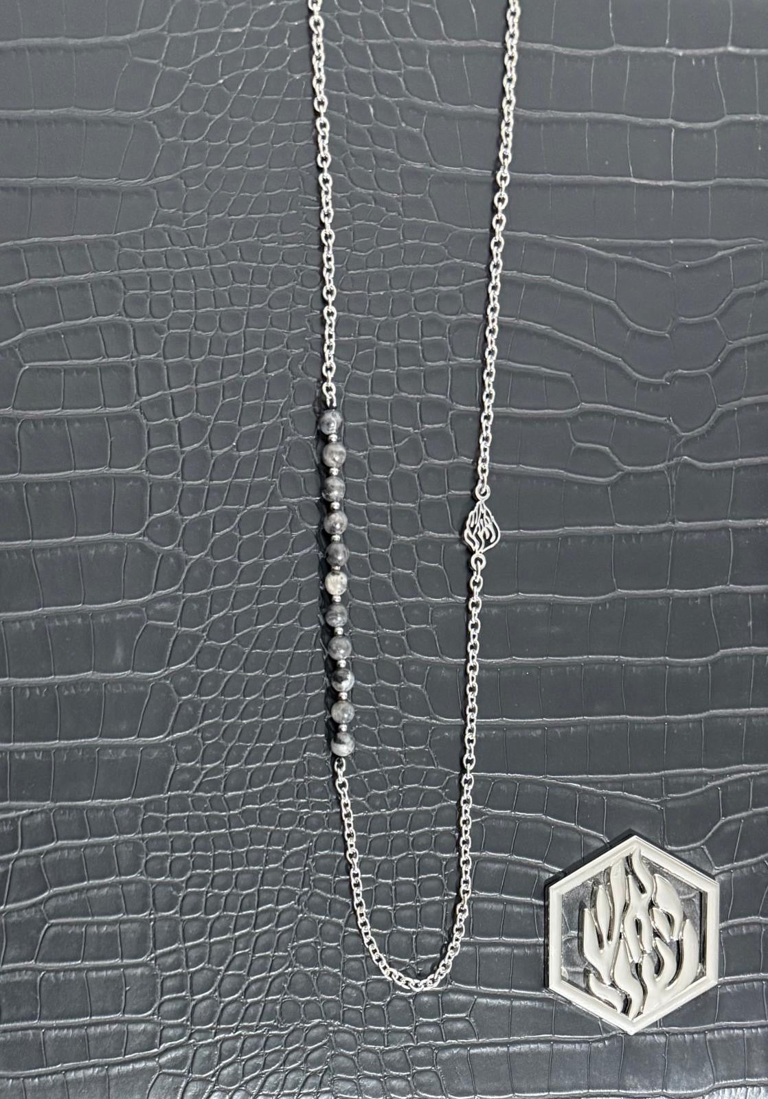Aech Cheli Gray Winter Necklace 25'